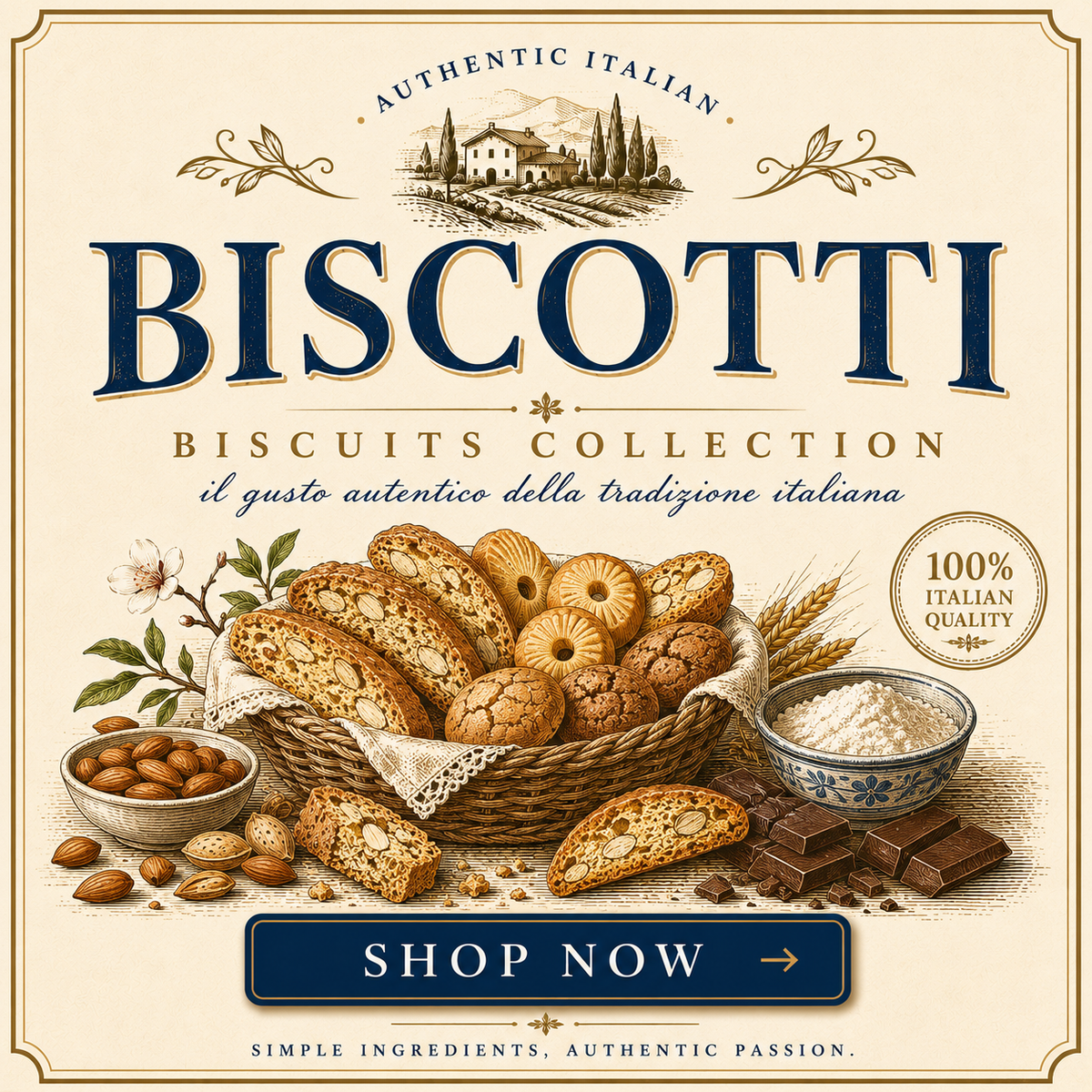 Biscuits/ Biscotti Collection