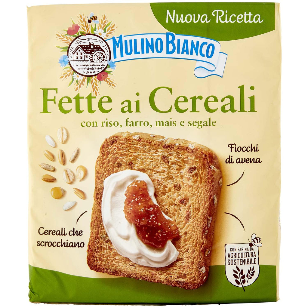 MULINO BIANCO FETTE BISCOTTATE AI CEREALI 315g-  Cereal Toasts