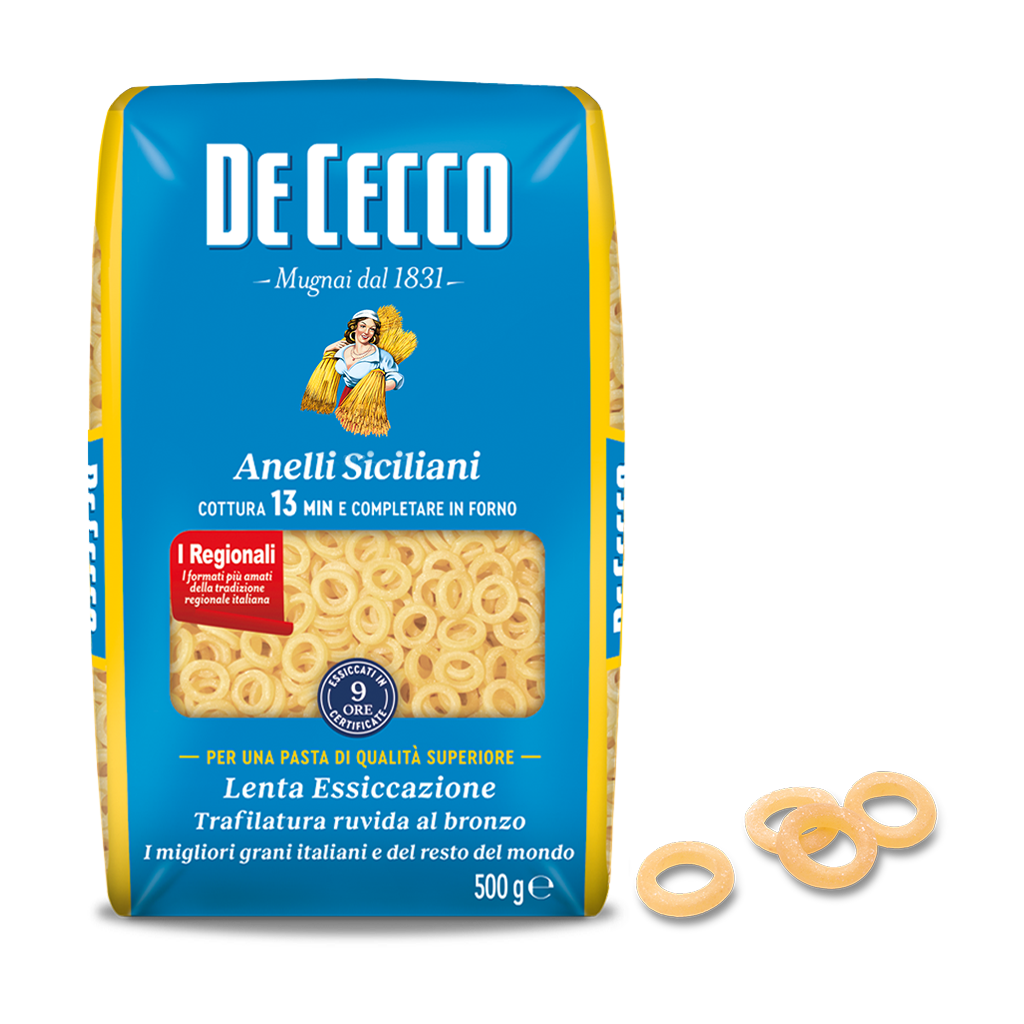 De Cecco Pasta Di Semola Anelli Siciliani N°179 500g