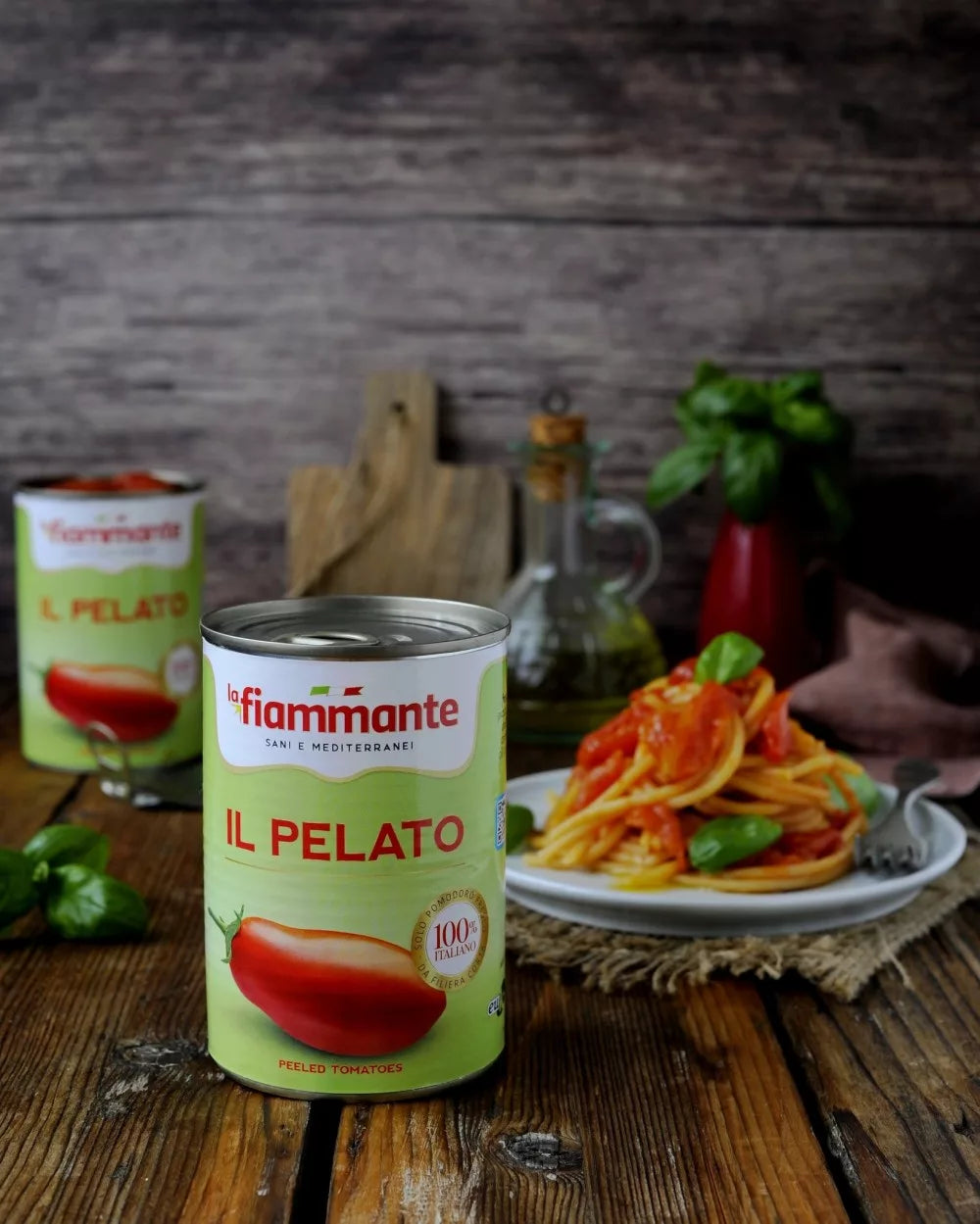 LA FIAMMANTE PEELED TOMATOES 400g