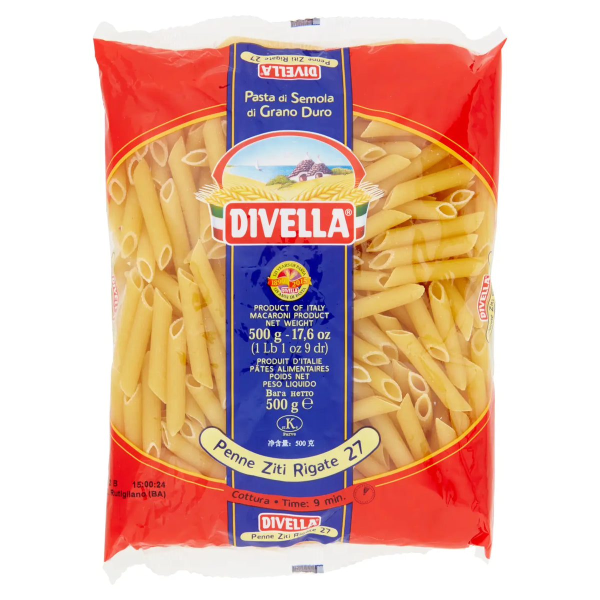 Penne Ziti Rigate N.27 500g