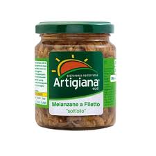 ARTIGIANA SUD MELANZANE A FILETTO 280g Sliced Eggplant in Oil