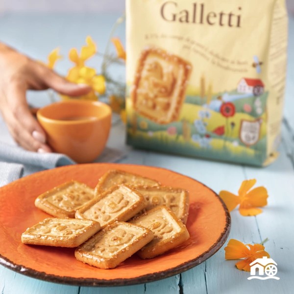 Galletti Mulino Bianco 350g Little Rooster Cookies.