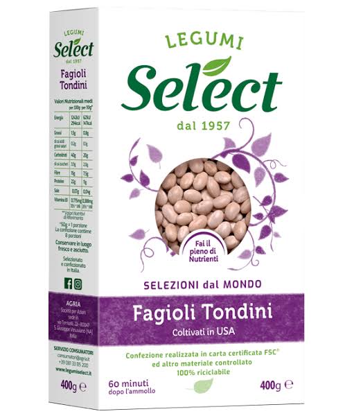 SELECT FAGIOLI TONDINI (TONDINI BEANS) 400 g