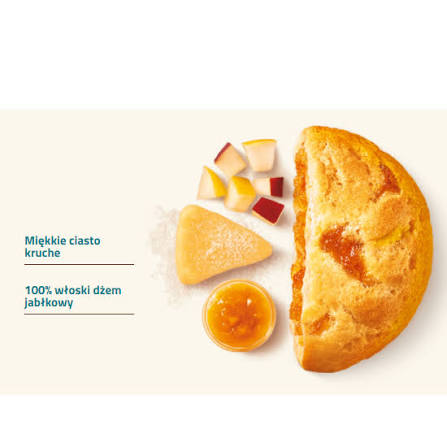Mulino Bianco Cuor Di Mela 300g Apple-Filled Shortbread Cookies, Apple Centre Biscuits,