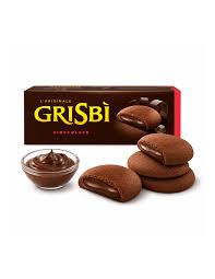 Grisbi' Cioccolato 135g Baked biscuits filled with smooth, premium chocolate