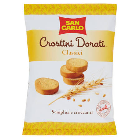 San Carlo Crostini Dorati Classici 75g Classic Golden Croutons
