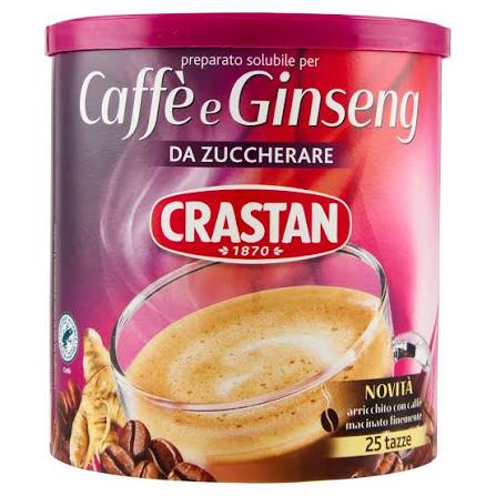 CRASTAN SOLUBILE GINSENG E CAFFE’ 200 G Instant Ginseng and Coffee Drink