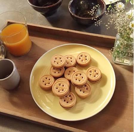 Mulino Bianco Baiocchi 260g Shortbread biscuits with hazelnut cream and cocoa