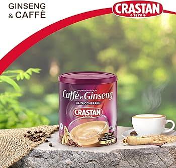 CRASTAN SOLUBILE GINSENG E CAFFE’ 200 G Instant Ginseng and Coffee Drink