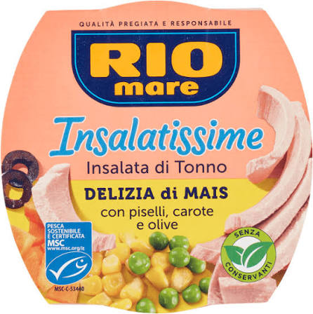 RIO MARE INSALATISSIME MAIS E TONNO 160g