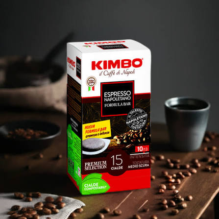 KIMBO ESPRESSO NEAPOLITAN 15 PODS Espresso Napoletano Pods