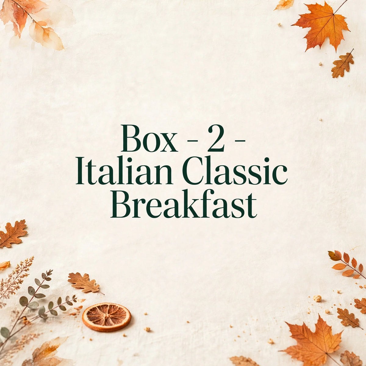 Italian Classic Breakfast Box - Box-2