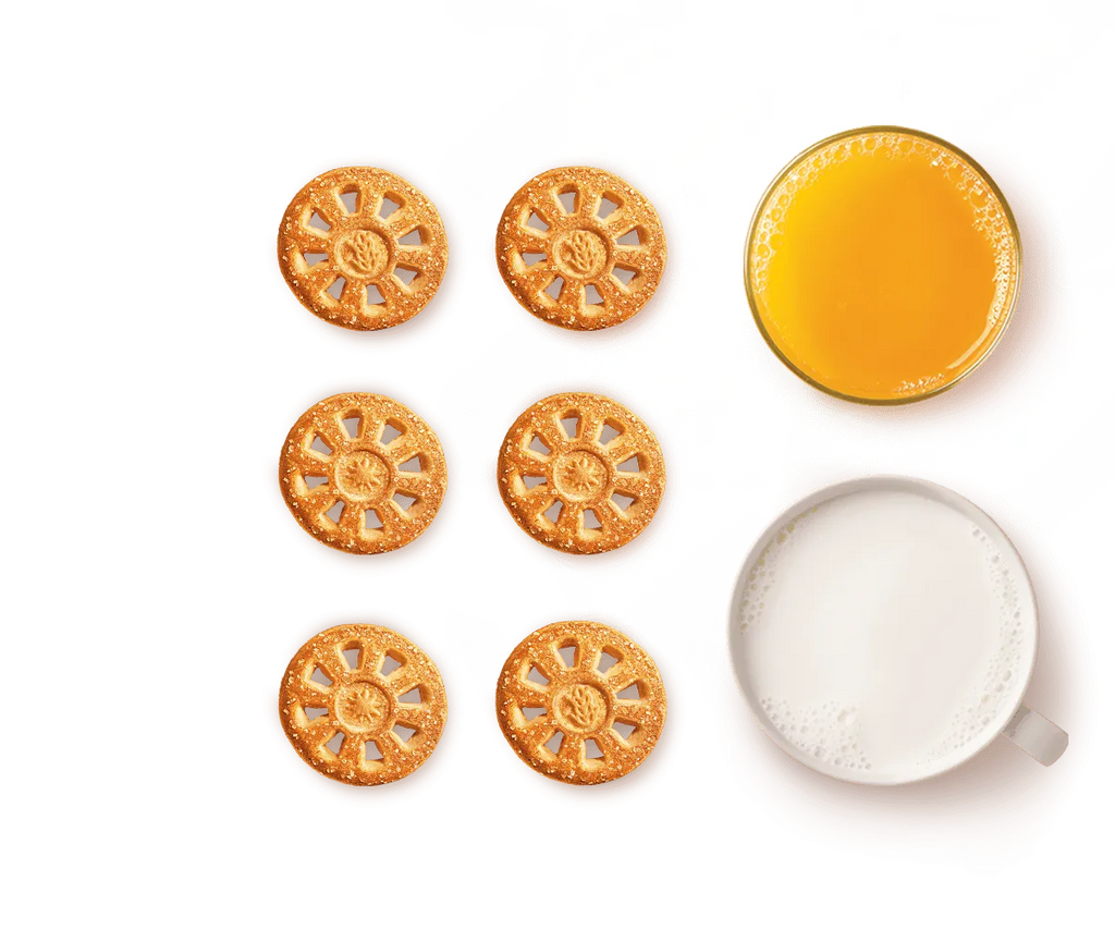 Girotondi Mulino Bianco 350g Shortbread cookies topped with large crystals of brown cane sugar.