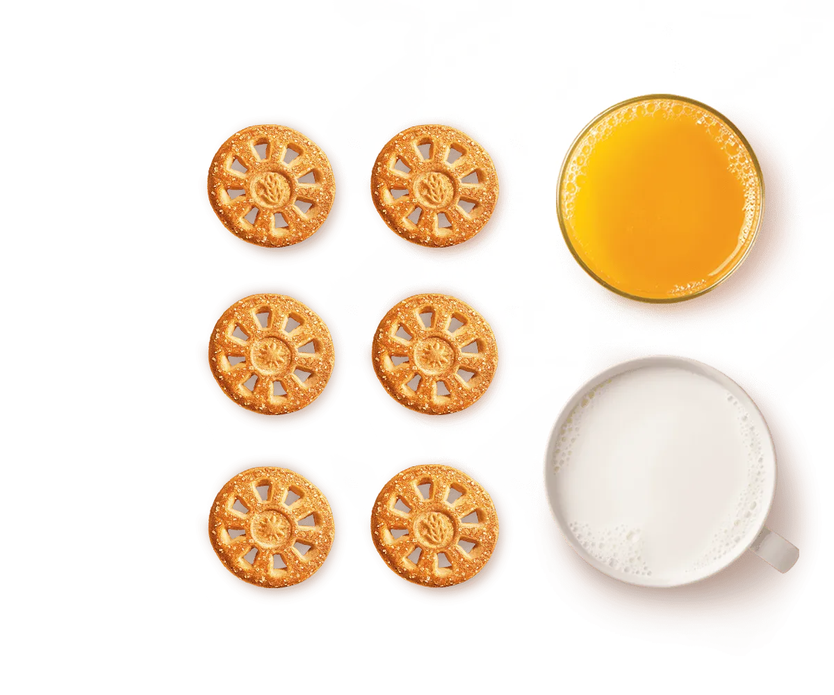 Girotondi Mulino Bianco 350g Shortbread cookies topped with large crystals of brown cane sugar.