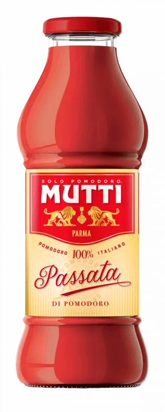Mutti 100% Italian Tomato Puree, 700g Bottle