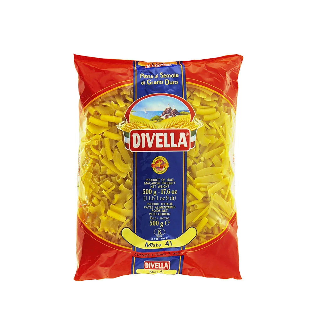 Divella Pasta Di Semola Pasta Mista N.41 (Mixed Pasta) 500g