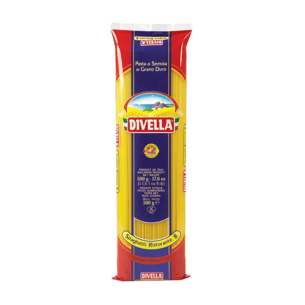Divella Pasta Di Semola Spaghetti Ristorante N.8 500g