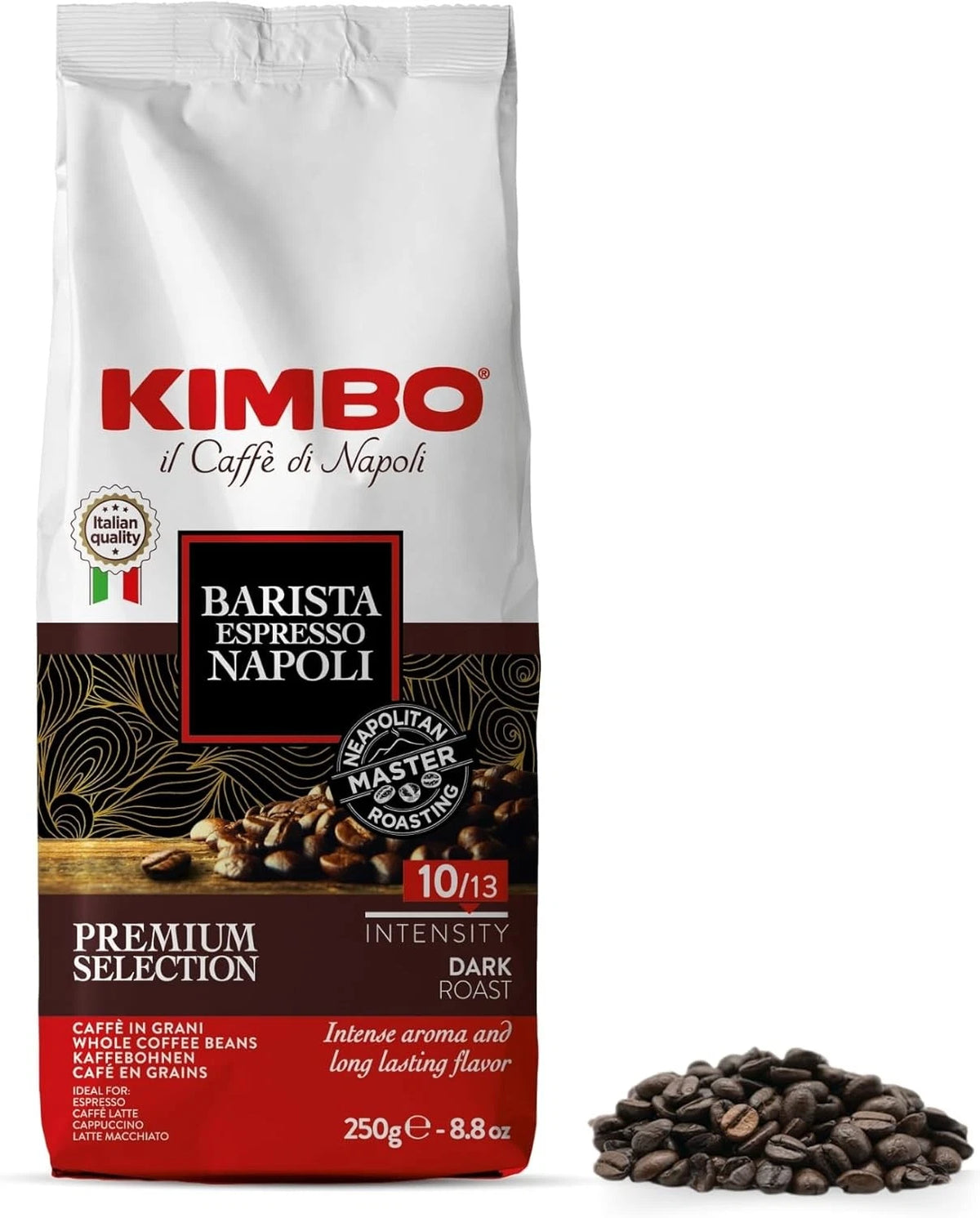 Kimbo Espresso Napoli in Grani 250g Espresso Napoli Whole Beans