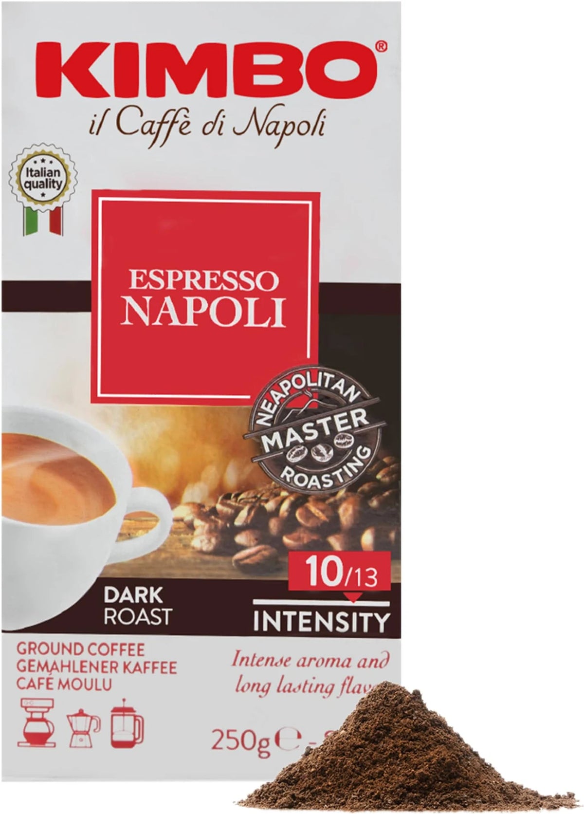 Kimbo Espresso Napoletano 250g Espresso Napoli Ground Coffee