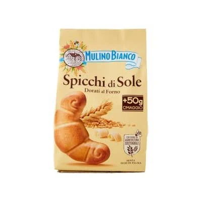 MULINO BIANCO SPICCHI DI SOLE 400g - Sun-Shaped Shortbread Biscuits