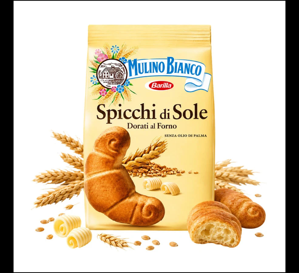 MULINO BIANCO SPICCHI DI SOLE 400g - Sun-Shaped Shortbread Biscuits