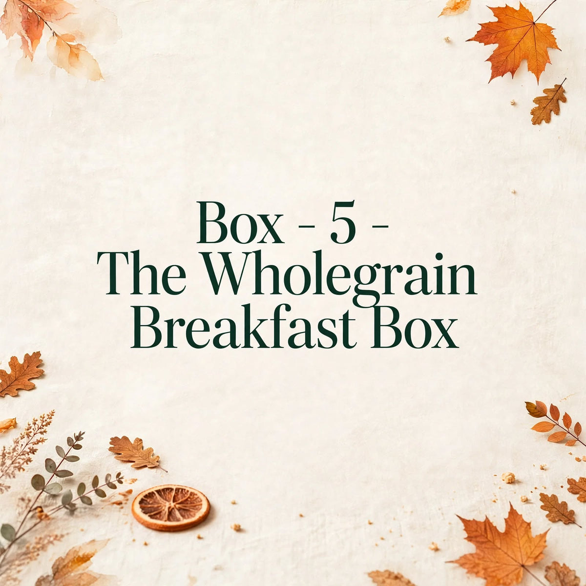 The Wholegrain Breakfast Box / Box - 5